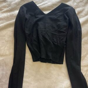 Black ballet sweater size s